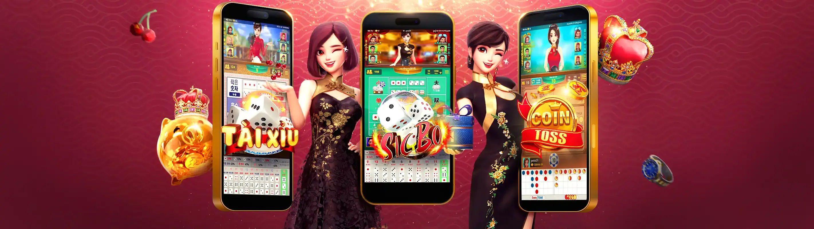 Giao diện ứng dụng Full88 Game trên điện thoại di động với các trò chơi cá cược sôi động, màu sắc chủ đạo xanh lam và trắng.